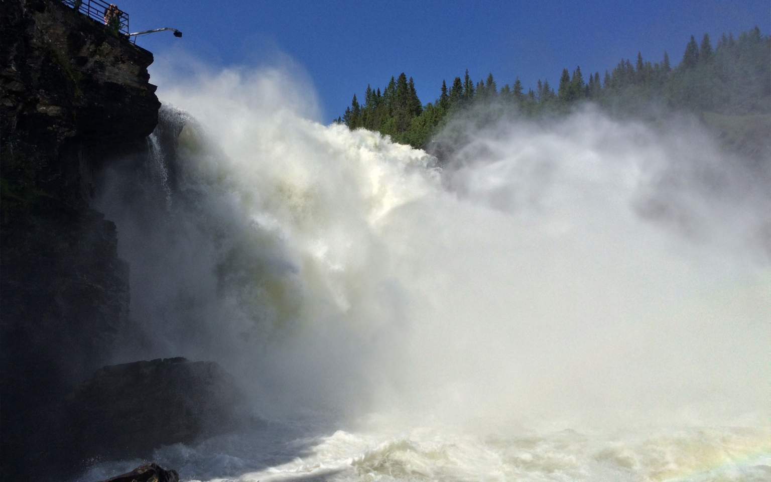 Tännforsens Turiststation – Sveriges största vattenfall